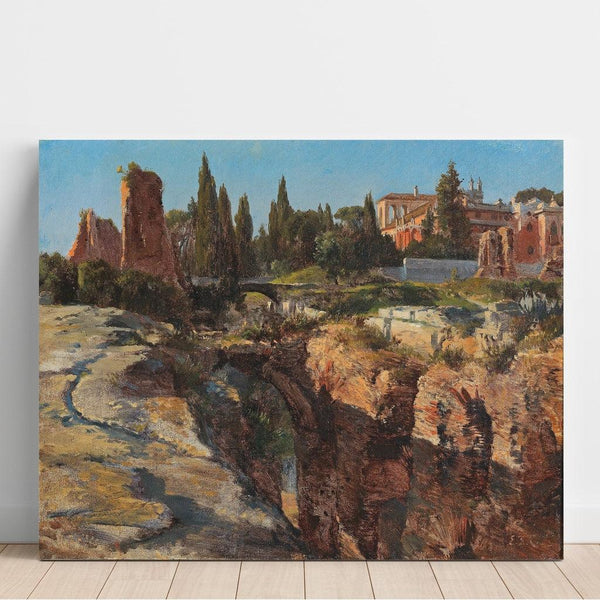 Reproduction of the painting Le Palatin à Rome - Edward Theodore Compton