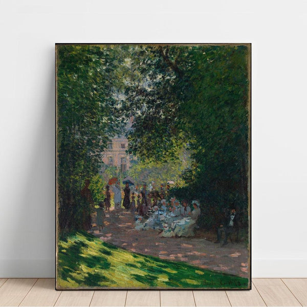 Reproduction of the painting Le Parc Monceau - Claude Monet