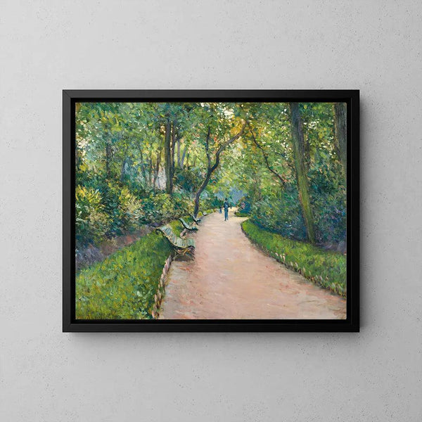 Reproduction of the painting The Parc Monceau - Gustave Caillebotte