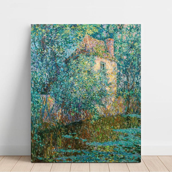 Reproduction of the painting of The Pavilion in the Leaves, Composition - Henri Le Sidaner