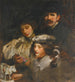 The Painter, his wife and daughter - James Jebusa Shannon — artwork view