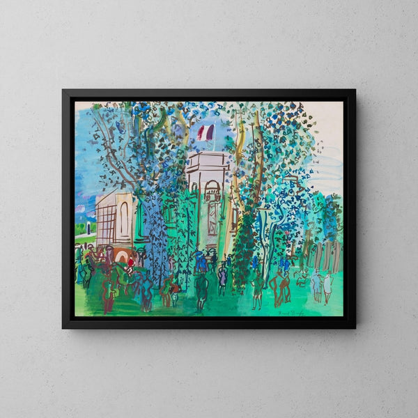 Reproduction of the painting The Weighing at Deauville - Raoul Dufy