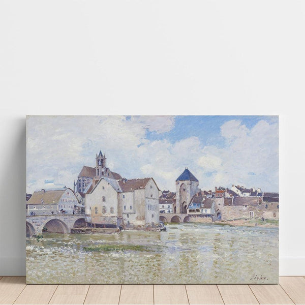 Reproduction of the painting Le Pont de Moret - Alfred Sisley