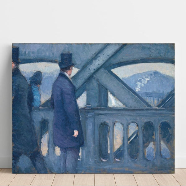 Reproduction of the painting The Europe Bridge - Gustave Caillebotte