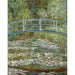 Reproduction of the painting The Bridge over a Lily Pond - Claude Monet