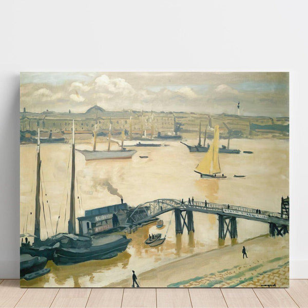 Reproduction of the painting Le Port de Bordeaux by Albert Marquet