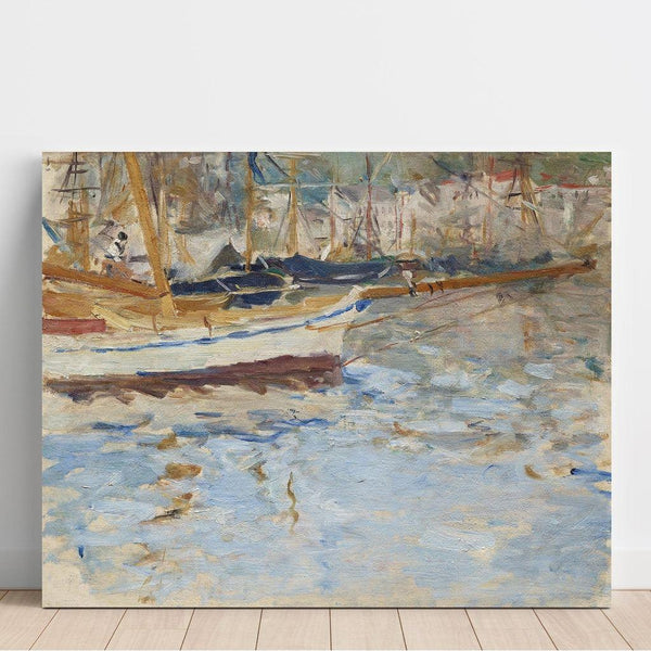 Reproduction of the painting of The Port of Nice - Berthe Morisot