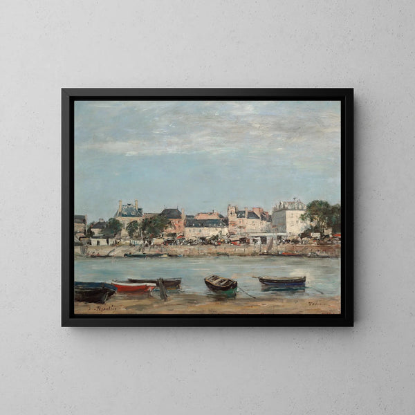 The Port of Trouville – Eugène Boudin