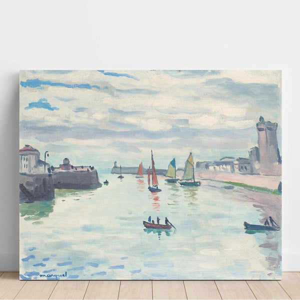 Reproduction of the painting of The Port of La Chaume (Les Sables d’Olonne) by Albert Marquet