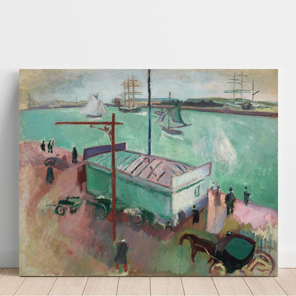 Reproduction of the painting Le Port du Havre - Raoul Dufy