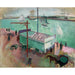 Reproduction of the painting Le Port du Havre - Raoul Dufy