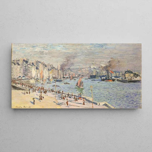 Reproduction of the painting Le Port du Havre de Claude Monet