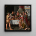 The First Feast of Passover - Huybrecht Beuckelaer — framed artwork on a wall