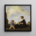 The Spring - Adolf Hengeler — framed artwork on a wall