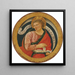 The Prophet Jeremiah - Pancrazio Iovetti — framed artwork on a wall