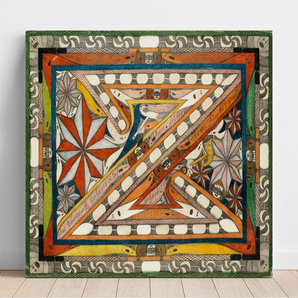Reproduction of the painting Le Quarantt, Zohrn, idem Zohohrn et idem Ziohn; Étoiles géantes - Adolf Wölfli