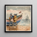 The Return to Tynemouth - Winslow Homer — framed artwork on a wall