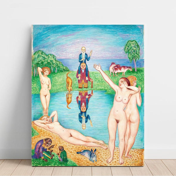 Reproduction of the painting The Return to the Playgrounds of Youth - Nils Dardel