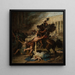 The Jerusalem Sack by the Romans - François Joseph Heim — framed artwork on a wall