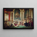Framed art print of The Coronation of Napoleon by Jacques-Louis David