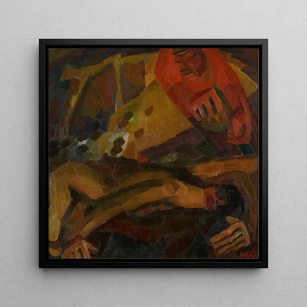 The Sower - Frits van den Berghe — framed artwork on a wall