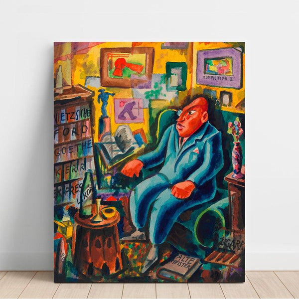 Reproduction of the painting The Snob - Karl Wiener