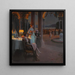 The Evening on the Terrace - Delphin Enjolras — framed artwork on a wall