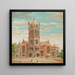 The Brooklyn Tabernacle built in 1890 - Anonymous — framed artwork on a wall