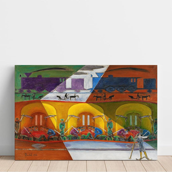 Reproduction of the painting The Trans-Siberian Express - Nils Dardel