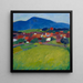 The Village of Murnau - Alexej von Jawlensky — framed artwork on a wall