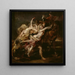 The Rape of the daughters of Lévkippos - Peter Paul Rubens — framed artwork on a wall