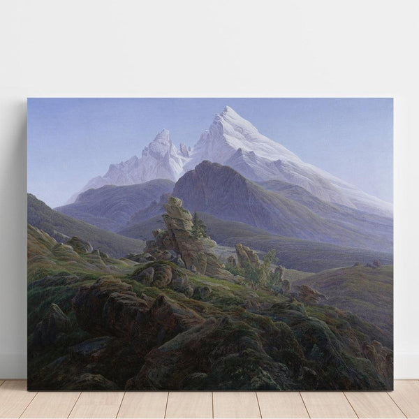 Reproduction of the painting The Watzmann - Caspar David Friedrich
