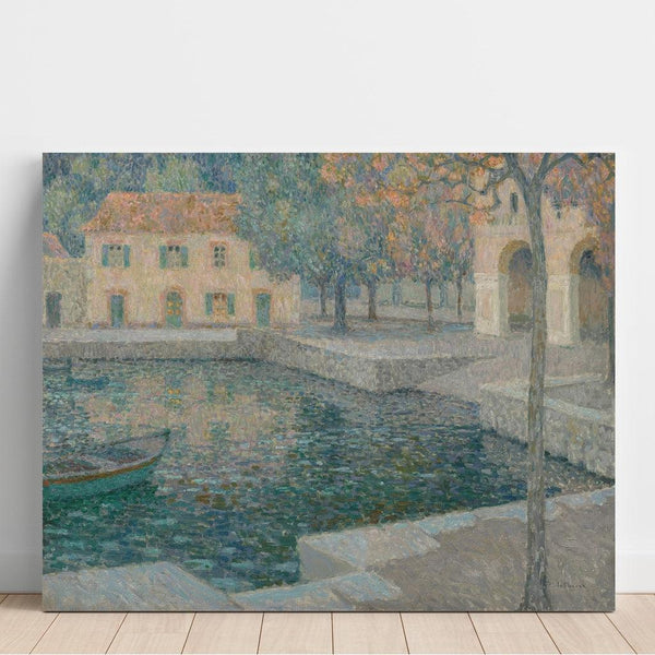 Reproduction of the painting Le bassin du refuge - Henri Le Sidaner