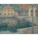 Reproduction of the painting Le bassin du refuge - Henri Le Sidaner