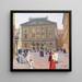 The Savings Bank Building in Vienna - Jindich Tomec — framed artwork on a wall