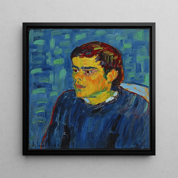 The Hunchback - Alexej von Jawlensky — framed artwork on a wall