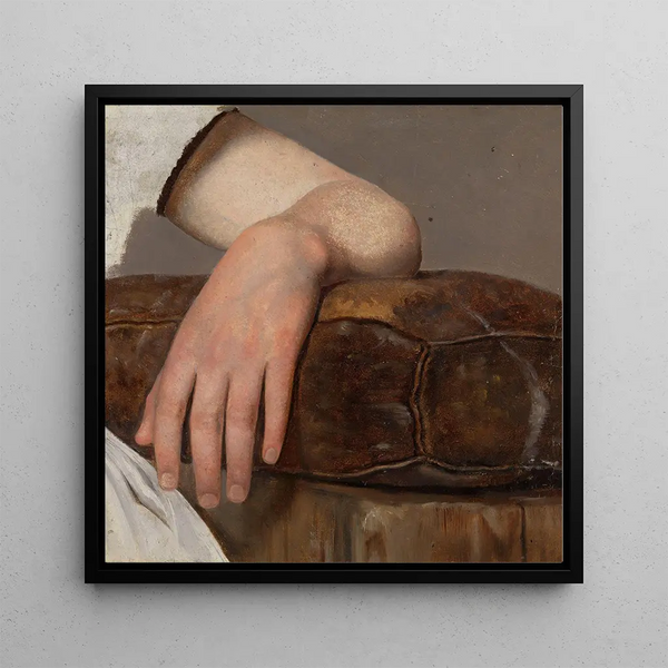 The arm of a woman - Adolph Tidemand — framed artwork on a wall