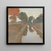 The canal - Charles Marie Dulac — framed artwork on a wall