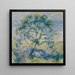 The Wild Cherry Tree - John Henry Twachtman — framed artwork on a wall