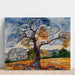Reproduction of the painting The Oak - Edvard Munch