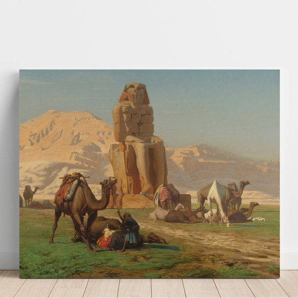 Reproduction of the painting The Colossus of Memnon - Jean-Léon Gérôme