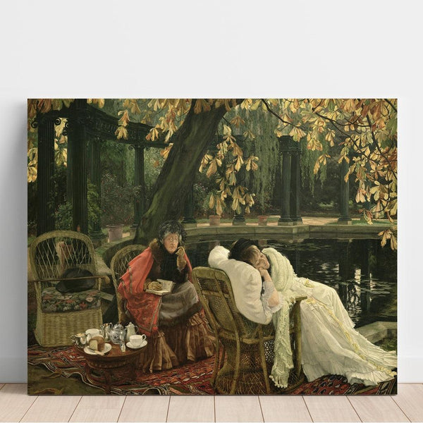 Reproduction of the painting The convalescent - James Tissot