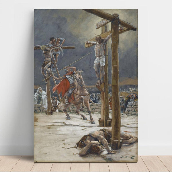 Reproduction of the painting The lance blow - James Tissot