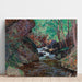 Reproduction of the painting of The course of a stream - Alfred Zoff