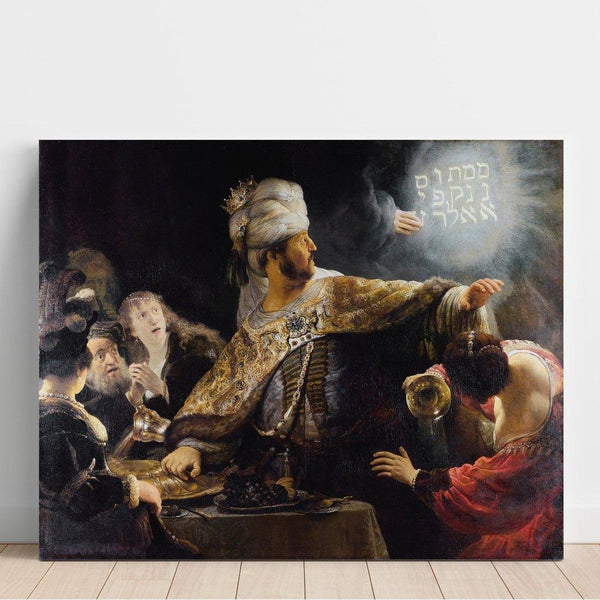 Reproduction of the painting The Feast of Belshazzar - Rembrandt van Rijn