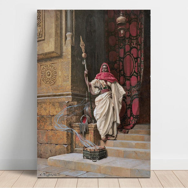 Reproduction of the painting The Guard - Ludwig Deutsch