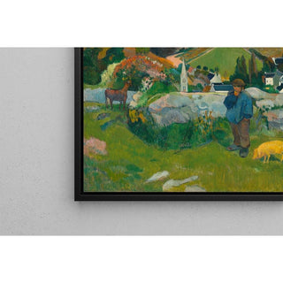 Le gardien de porcs - Paul Gauguin | Reproduction Tableau Décoration murale affiche copie