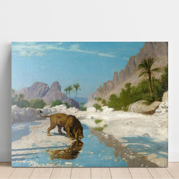 Reproduction of the painting of The Gulf of Aqaba - Jean-Léon Gérôme