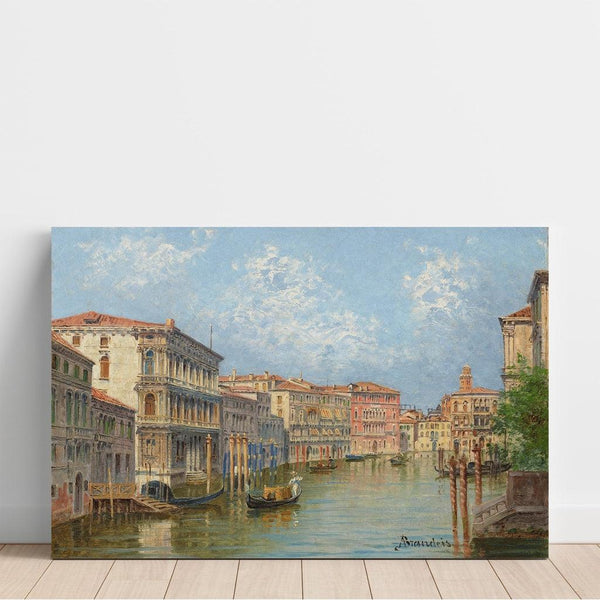 Reproduction of the painting of The Grand Canal, Venice - Antonietta Brandeis