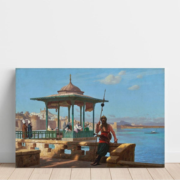 Reproduction of the painting The harem in the kiosk - Jean-Léon Gérôme